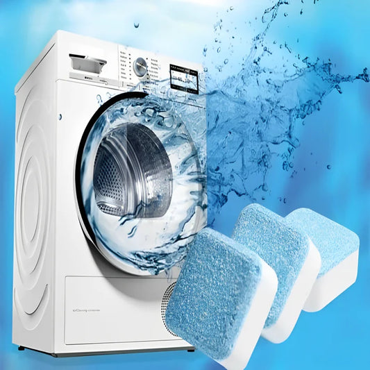 12 Pcs Washing Machine Cleaner Effervescent Tablet, Deep Cleaning Washing Deodorant, Washing Machine Cleaner Descale